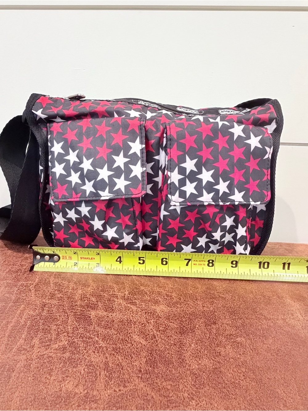LeSportsac Y2K Starcore Crossbody Bag Indie Sleaze Retro Messenger Americana USA - Picture 11 of 12